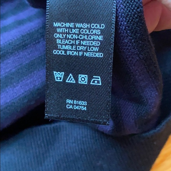 Kenneth Cole Purple/Black Striped Sweater - Picture 4 of 5